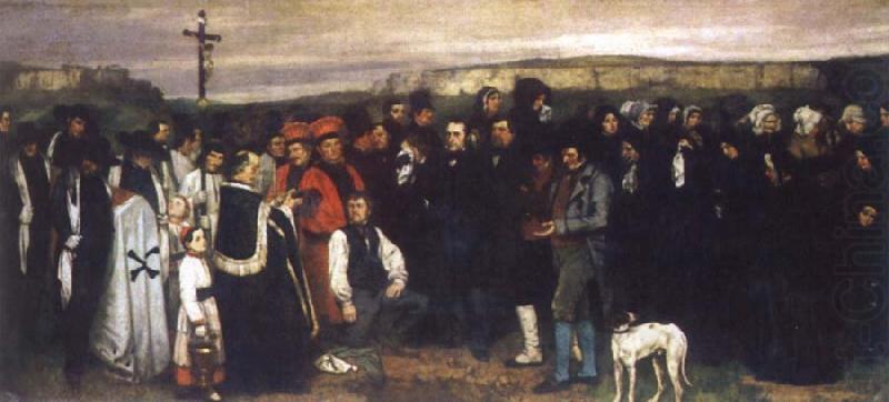 A Burial at Ornans, Gustave Courbet